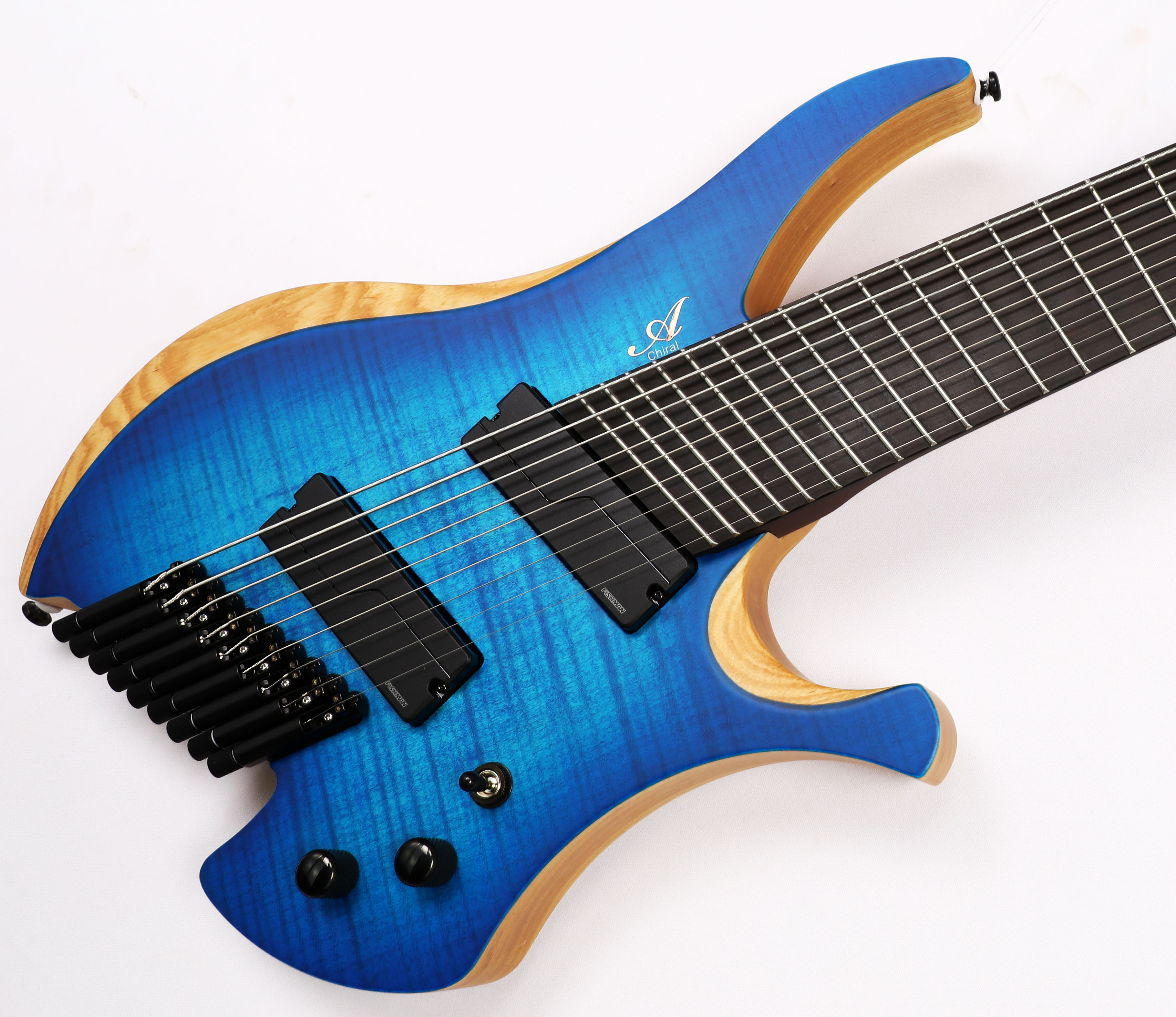 Agile Chiral Nirvana 9 String Guitar 92528 EB MOD SS Oceanburst 