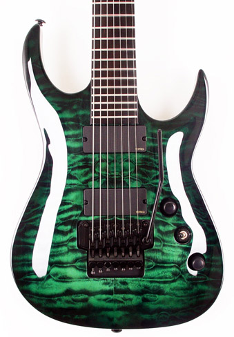 Agile Interceptor Pro 725 EB EMG Tribal Green - RondoMusic.com