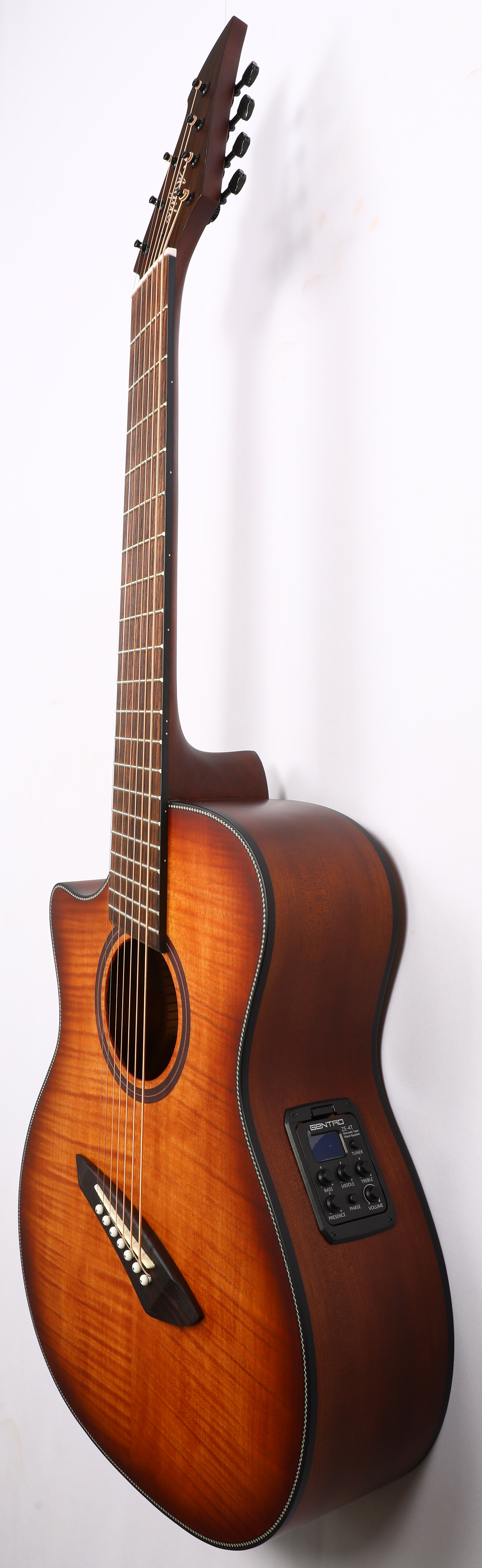 Agile Renaissance 72527 RN EQ TE Flame Left Handed 7 String Acoustic