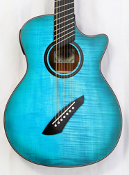 Agile Renaissance 72730 RL EQ Oceanburst Flame 7 String Acoustic Multi Scale Advanced Order (4-7)