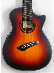 Agile Renaissance 82527 RL EQ Sunburst 8 String Acoustic Multiscale