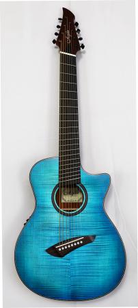 Agile Renaissance 82527 RL EQ Oceanburst Flame 8 String Acoustic Multiscale Advanced Order 10-10