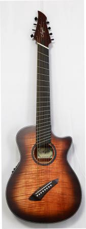 Agile Renaissance 82730 RL EQ TE Flame Steel String 8 String Acoustic Multiscale Advanced Order 10-8