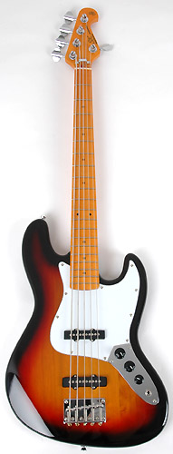 SX SJB-57 4+1 5-String Bass Sunburst at HomeOld