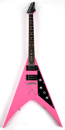 pink v guitar